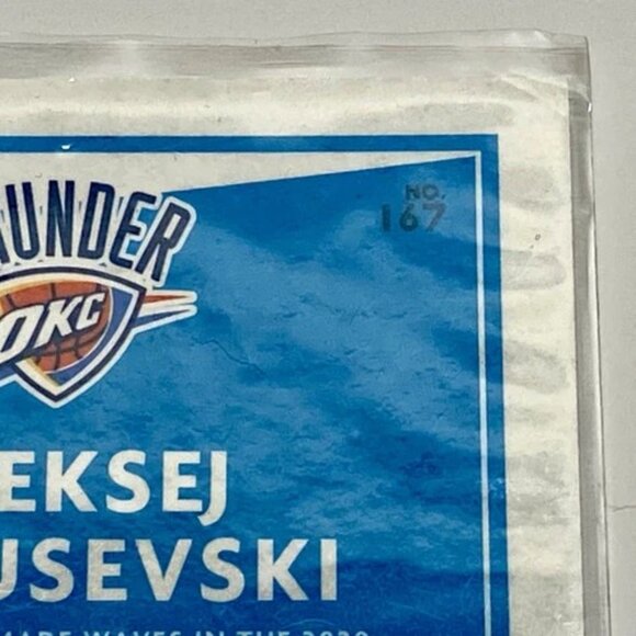 2020 Donruss Optic Aleksej Pokusevski Rookie Card #167 Silver Prizm Thunder (RC) - Picture 9 of 13